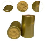 Maxbell 100 Pieces Wine Bottle Caps Bottle Sleeves for Home Use Kitchen Wine Cellars Gold