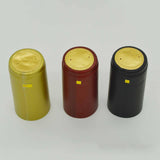 Maxbell 100 Pieces Wine Bottle Caps Bottle Sleeves for Home Use Kitchen Wine Cellars Gold