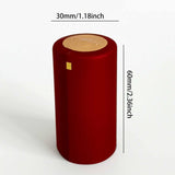 Maxbell 100 Pieces Wine Bottle Caps Bottle Sleeves for Home Use Kitchen Wine Cellars Red