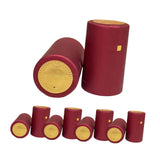Maxbell 100 Pieces Wine Bottle Caps Bottle Sleeves for Home Use Kitchen Wine Cellars Red