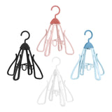 Maxbell Shoe Hanging Hook Balcony Bathroom Home Rotating Space Saving Shoe Organizer pink