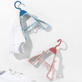 Maxbell Shoe Hanging Hook Balcony Bathroom Home Rotating Space Saving Shoe Organizer blue