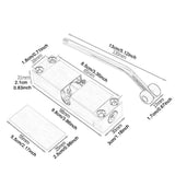 Maxbell Spring Door Closer Ensures Secure Closure Kitchen Commercial Bedroom Stopper gold