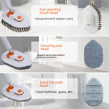 Maxbell Tile Tub Scrubber Brush Floor Scrub Brush for Kitchen Cleaning Bathroom Sink without Cloth Head