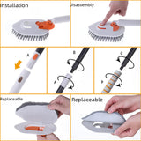 Maxbell Tile Tub Scrubber Brush Floor Scrub Brush for Kitchen Cleaning Bathroom Sink without Cloth Head