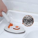 Maxbell Tile Tub Scrubber Brush Floor Scrub Brush for Kitchen Cleaning Bathroom Sink without Cloth Head