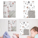 Maxbell Baby Swaddle Blanket Soft Comfortable Bed Blankets for Travel Newborn Babies Giraffe Pattern