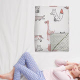 Maxbell Baby Swaddle Blanket Soft Comfortable Bed Blankets for Travel Newborn Babies Giraffe Pattern