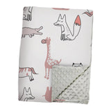 Maxbell Baby Swaddle Blanket Soft Comfortable Bed Blankets for Travel Newborn Babies Giraffe Pattern