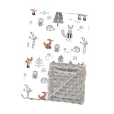 Maxbell Baby Swaddle Blanket Soft Comfortable Bed Blankets for Travel Newborn Babies Owl Pattern