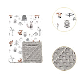 Maxbell Baby Swaddle Blanket Soft Comfortable Bed Blankets for Travel Newborn Babies Owl Pattern