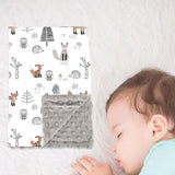 Maxbell Baby Swaddle Blanket Soft Comfortable Bed Blankets for Travel Newborn Babies Owl Pattern