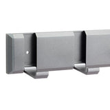 Maxbell Wall Mounted Coat Rack Key Holder Long 5 Hooks for Mudroom Entryway Bathroom Gray