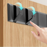 Maxbell Wall Mounted Coat Rack Key Holder Long 5 Hooks for Mudroom Entryway Bathroom Gray