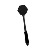Maxbell Silicone Back Scrubber for Shower Double Sided for Men Women Non Slip Handle black