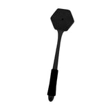 Maxbell Silicone Back Scrubber for Shower Double Sided for Men Women Non Slip Handle black