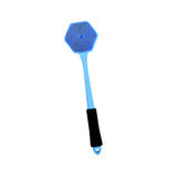Maxbell Silicone Back Scrubber for Shower Double Sided for Men Women Non Slip Handle blue