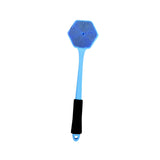 Maxbell Silicone Back Scrubber for Shower Double Sided for Men Women Non Slip Handle blue