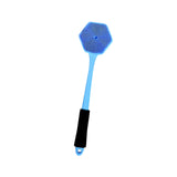 Maxbell Silicone Back Scrubber for Shower Double Sided for Men Women Non Slip Handle blue
