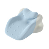 Maxbell Wedge Pillow Cushion Versatile Washable Cover Lie Pillows for Waist Home Bed Light Blue