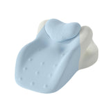 Maxbell Wedge Pillow Cushion Versatile Washable Cover Lie Pillows for Waist Home Bed Light Blue