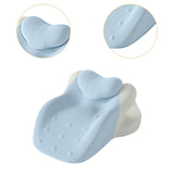 Maxbell Wedge Pillow Cushion Versatile Washable Cover Lie Pillows for Waist Home Bed Light Blue