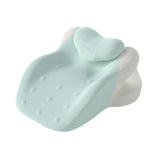 Maxbell Wedge Pillow Cushion Versatile Washable Cover Lie Pillows for Waist Home Bed Blue Green