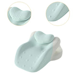 Maxbell Wedge Pillow Cushion Versatile Washable Cover Lie Pillows for Waist Home Bed Blue Green