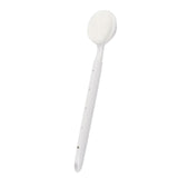 Maxbell Shower Brush Double Side Silicone Bristles Back Scrubber for Household Elder White