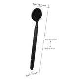 Maxbell Shower Brush Double Side Silicone Bristles Back Scrubber for Household Elder Black