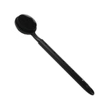 Maxbell Shower Brush Double Side Silicone Bristles Back Scrubber for Household Elder Black
