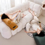 Maxbell Small Wedge Pillow Headboard Body Support Adults Backrest for Reading yellow