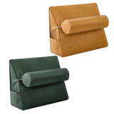 Maxbell Small Wedge Pillow Headboard Body Support Adults Backrest for Reading yellow