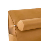 Maxbell Small Wedge Pillow Headboard Body Support Adults Backrest for Reading yellow