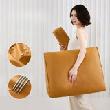 Maxbell Small Wedge Pillow Headboard Body Support Adults Backrest for Reading yellow