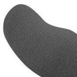 Maxbell Waist Support Cushion Practical Simple Memory Foam for Work Car Seat Resting Deep Gray