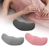 Maxbell Waist Support Cushion Practical Simple Memory Foam for Work Car Seat Resting Deep Gray