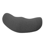 Maxbell Waist Support Cushion Practical Simple Memory Foam for Work Car Seat Resting Deep Gray