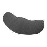 Maxbell Waist Support Cushion Practical Simple Memory Foam for Work Car Seat Resting Deep Gray