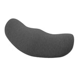 Maxbell Waist Support Cushion Practical Simple Memory Foam for Work Car Seat Resting Deep Gray