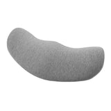Maxbell Waist Support Cushion Practical Simple Memory Foam for Work Car Seat Resting Gray