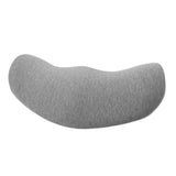 Maxbell Waist Support Cushion Practical Simple Memory Foam for Work Car Seat Resting Gray
