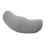 Maxbell Waist Support Cushion Practical Simple Memory Foam for Work Car Seat Resting Gray