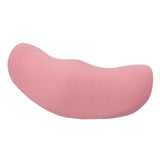 Maxbell Waist Support Cushion Practical Simple Memory Foam for Work Car Seat Resting Pink