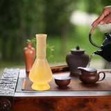 Maxbell Matcha Whisk Accessory Tea Whisk Holder for Stirring Matcha Green Tea Coffee Yellow
