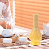 Maxbell Matcha Whisk Accessory Tea Whisk Holder for Stirring Matcha Green Tea Coffee Yellow