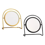 Maxbell Makeup Mirror for Desk Vanity Table Round Mirror for Home Decor Vanity Table Gold
