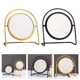 Maxbell Makeup Mirror for Desk Vanity Table Round Mirror for Home Decor Vanity Table Gold