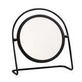 Maxbell Makeup Mirror for Desk Vanity Table Round Mirror for Home Decor Vanity Table Black