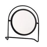 Maxbell Makeup Mirror for Desk Vanity Table Round Mirror for Home Decor Vanity Table Black